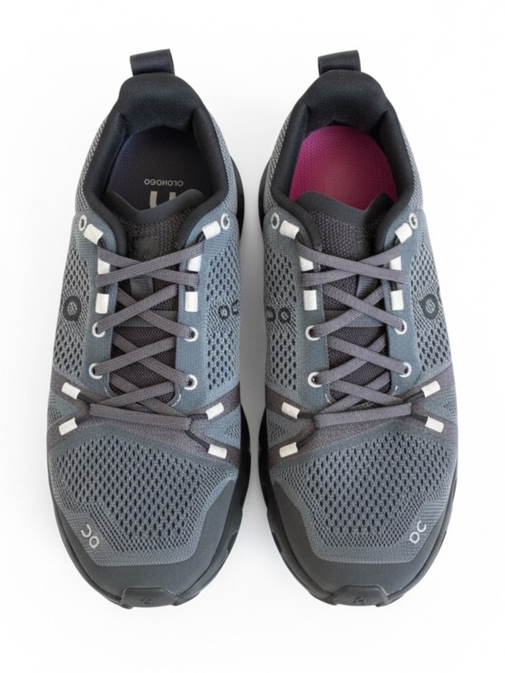 On Running Cloudsurfer Trail Running Shoes Gray Black Mesh Sneakers Size 8.5